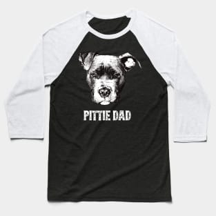 American Pit Bull Terrier Dad Baseball T-Shirt